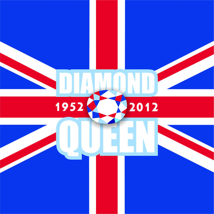 <p>Diamond Queen patriotic celebration clip art illustration.</p>