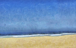 9445   digital beach painting