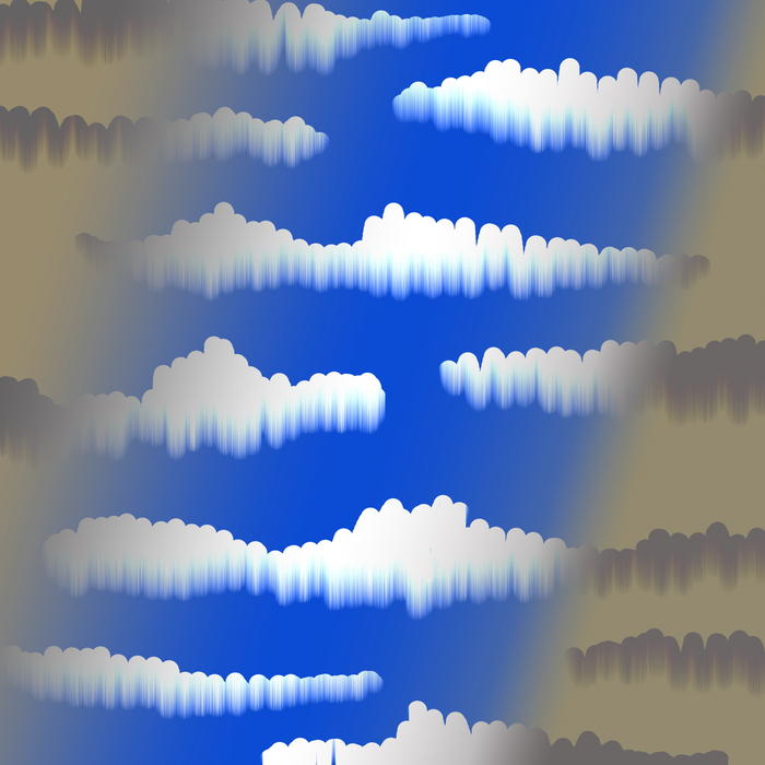 <p>Digital cloud pattern clip art illustration.</p>