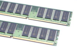 11102   Dual In line Memory Modules on White Background