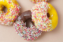 10409   assorted fresh colorful donuts