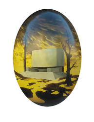 8131   Hand painted easter egg