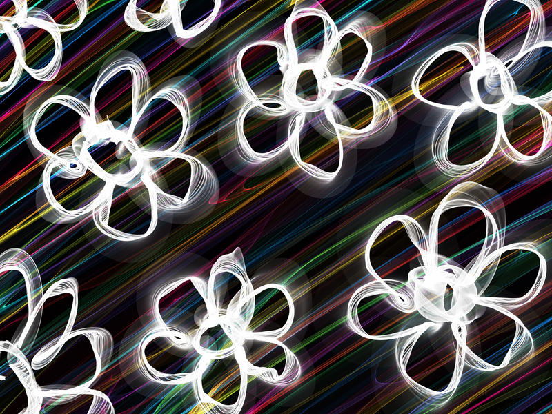 <p>Abstract daisy flowers.</p>