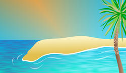 9446   exotic beach background