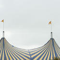 10978   Striped top of a Big Top Circus tent