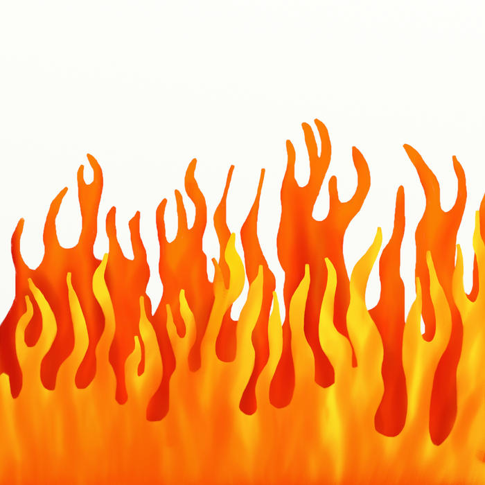 <p>Digitallly painted flames of fire.</p>