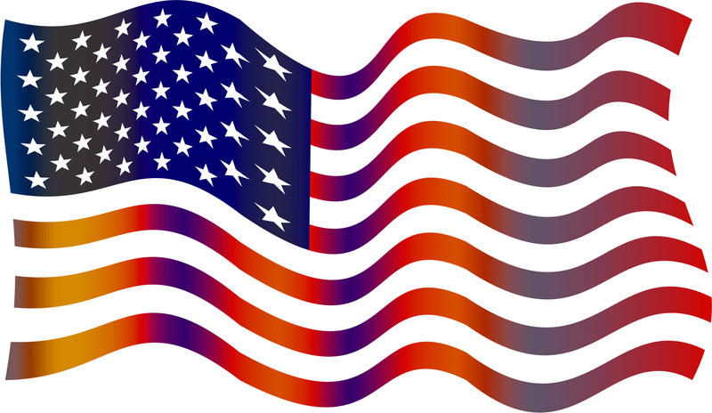 <p>The flag of the United States of America.</p>