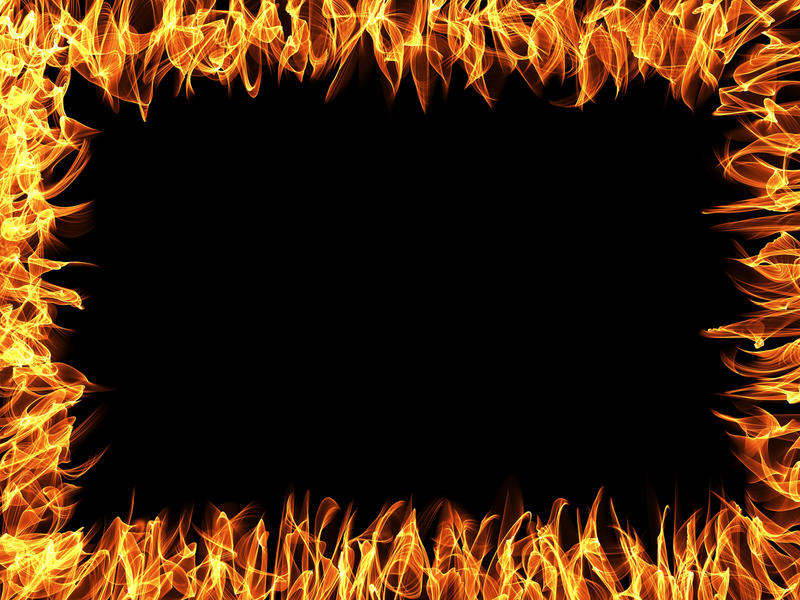 <p>A background frame made up of flames of fire.<br />
</p>