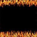 stock image 11060   flame frame