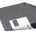 10748   Stack of unused floppy discs