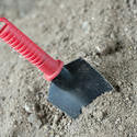 9854   Garden trowel with a plastic covered handle