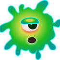 stock image 9283   germ virus003