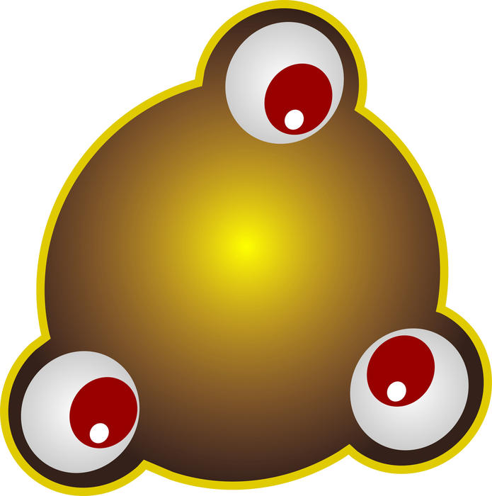 <p>Cartoon germ virus clip art illustration.</p>