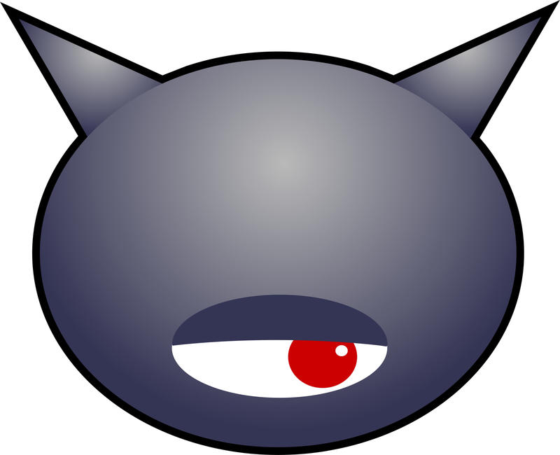 <p>Cartoon germ virus clip art illustration.</p>
