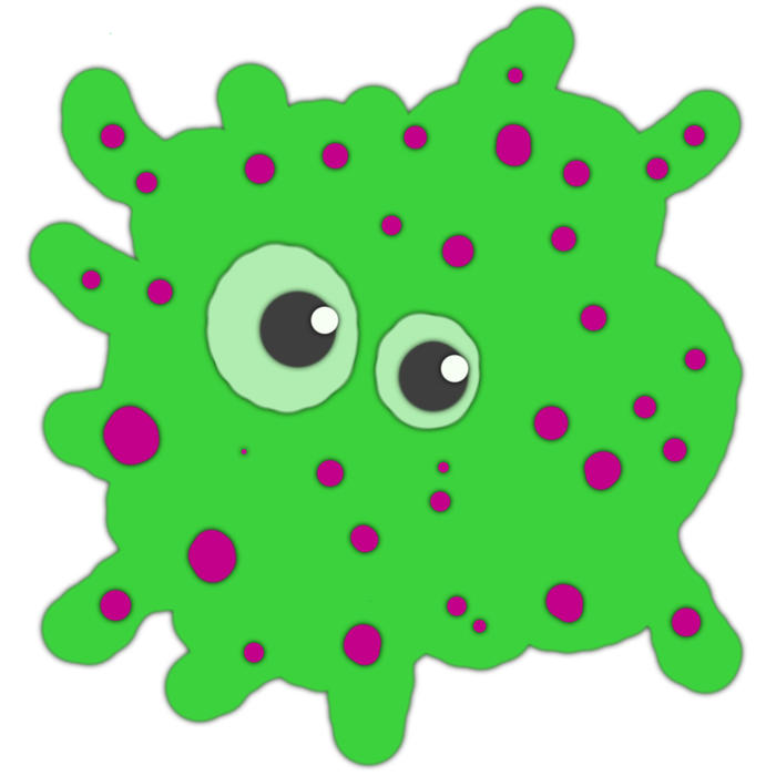 <p>Cartoon germ clip art.</p>
