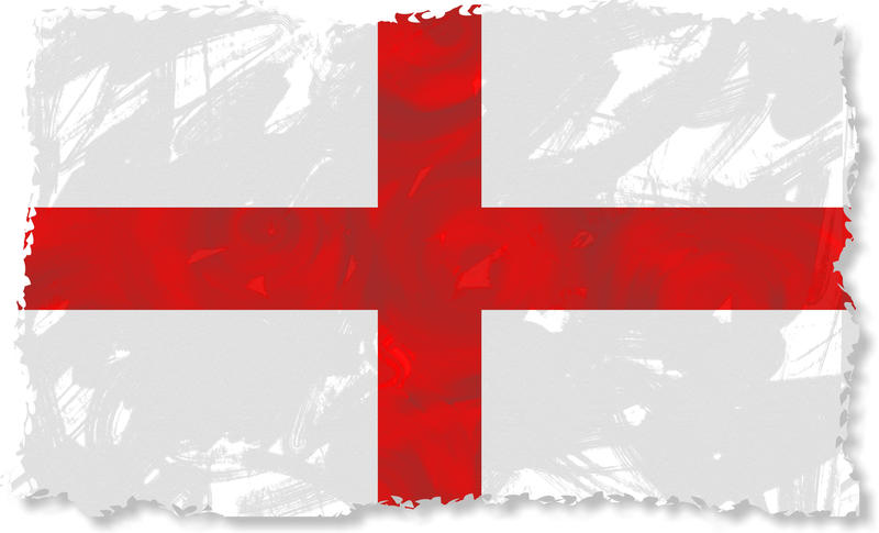<p>Grunge flag of England illustration.</p>