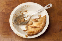 10481   Half eaten pie with a pastry crust