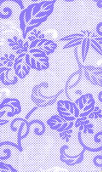 9101   halftone floral pattern