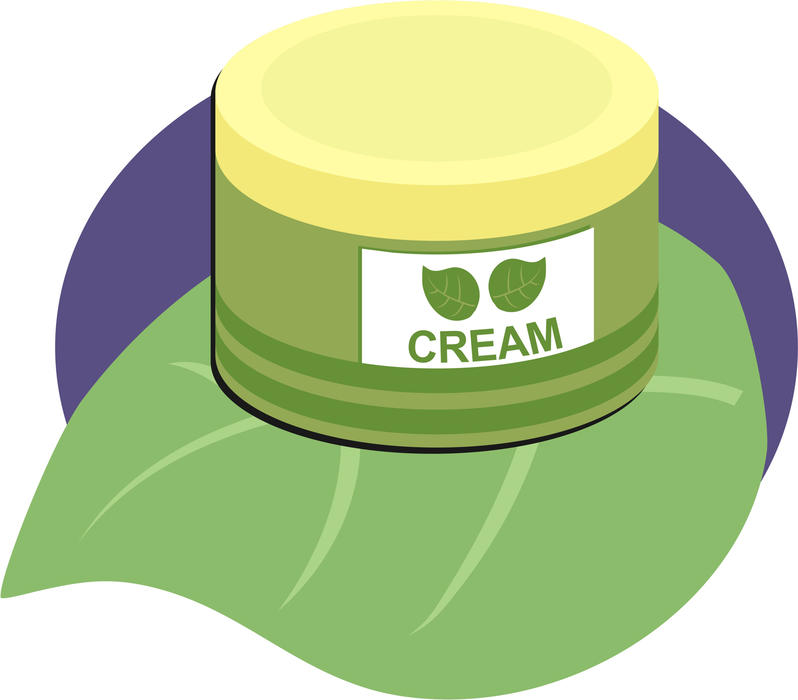 <p>Tub of hand cream clip art illustration.</p>
