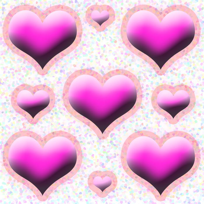 <p>Love hearts pattern clip art illustration.</p>
