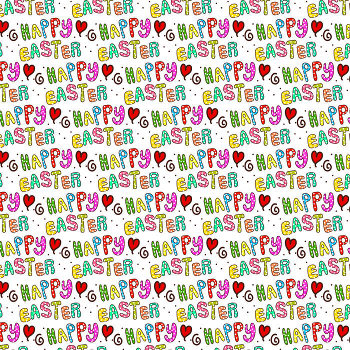 <p>Whimsical happy easter wallpaper design.</p>