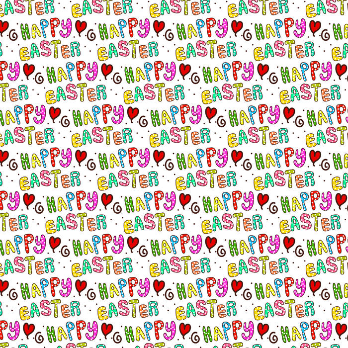 <p>Whimsical happy easter wallpaper design.</p>
