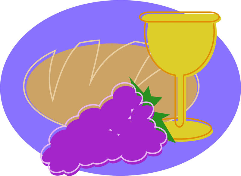 <p>Bread & Wine Clip Art Illustration.</p>