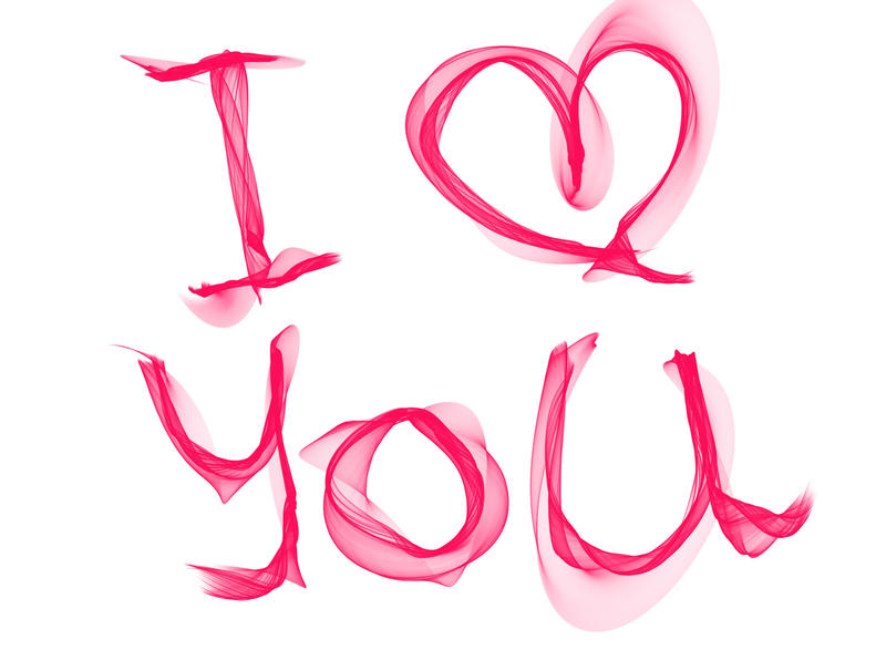 <p>I love you text clip art illustration.</p>
