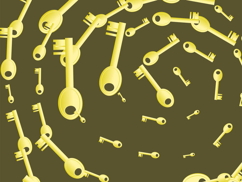 <p>Key wallpaper pattern clip art illustration.</p>