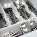 8286   Interior of a kitchen cutlery drawer