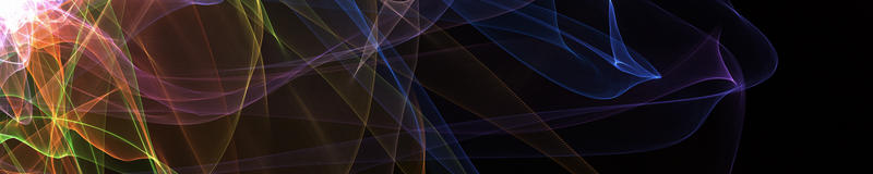 <p>Abstract light ribbon page banner clip art illustration.</p>