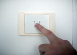 10652   Finger switching on or off a light switch