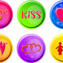 9417   love buttons