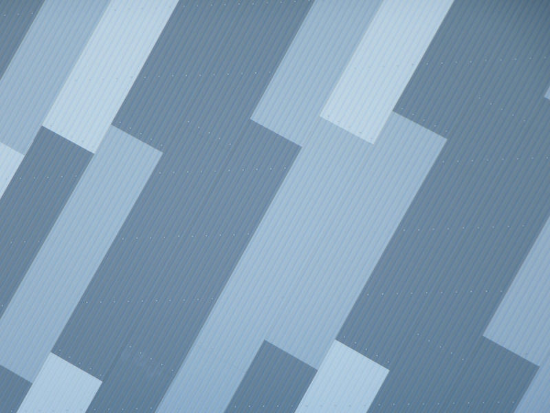 Abstract of Modern Architectural Detail Featuring Rectangular Geometric Shapes in Various Shades of Blue Ideal for Backgrounds
