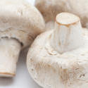 10620   Close up Healthy Fresh Mushrooms on White