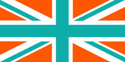 9344   orange blue union jack