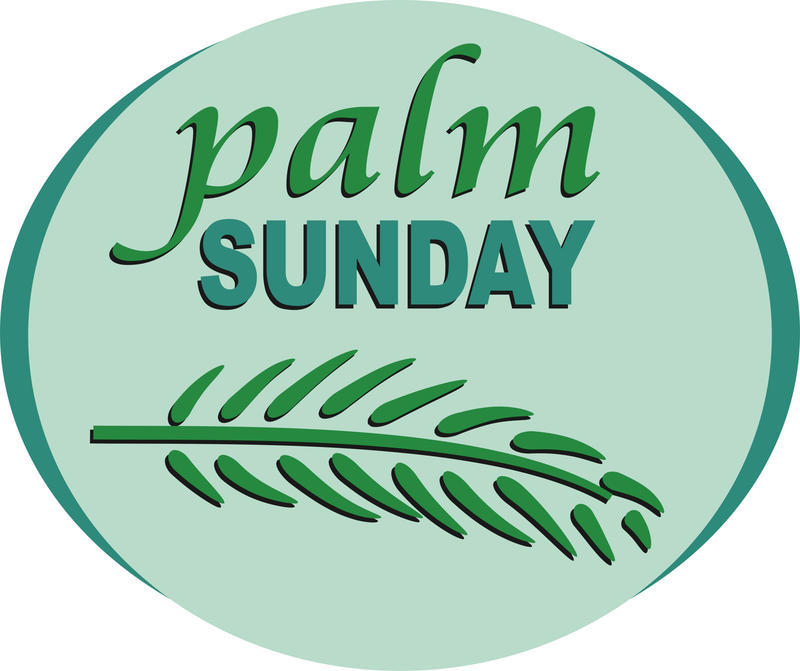 <p>Palm Sunday clip art illustration.</p>
