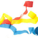 11475   Three colorful party streamers