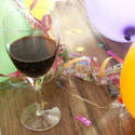 11400   Party background with red wine