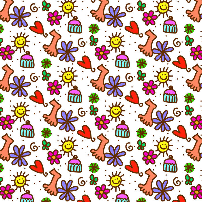 <p>Doodle wallpaper design.</p>