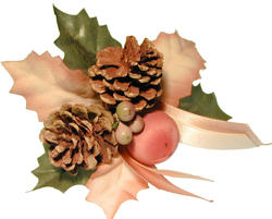 11571   Festive Christmas bundle with pine cones