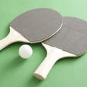 stock image 10993   Table tennis bats and ball