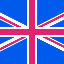 9069   pink blue union jack