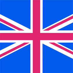 9069   pink blue union jack