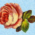 9103   pink rose painting