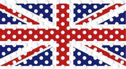 9070   polka dot union jack