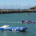10994   Competitors in a power boat race