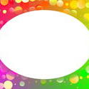 9027   rainbow circles border