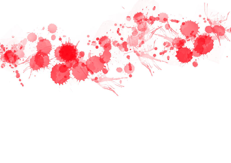 <p>Red paint splats background texture.</p>
