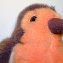 11572   Stuffed fluffy toy robin